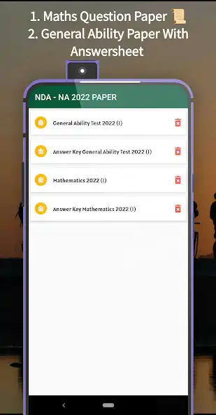 Play NDA Previous Year Paper - Quiz as an online game NDA Previous Year Paper - Quiz with UptoPlay