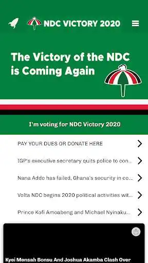 Play NDC GHANA as an online game NDC GHANA with UptoPlay