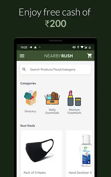 Play NearbyRush - Quickest delivera as an online game NearbyRush - Quickest delivera with UptoPlay