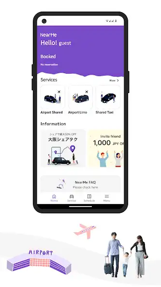 Play NearMe Airport Taxi Transfer as an online game NearMe Airport Taxi Transfer with UptoPlay