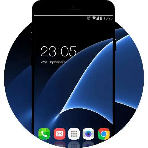 Free play online Neat Gentlemen Launcher Theme for Galaxy A5  APK