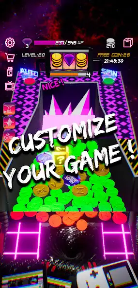 Play Nebula : Coin Pusher as an online game Nebula : Coin Pusher with UptoPlay