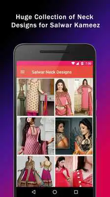 Play Neck Design for Ladies Suit