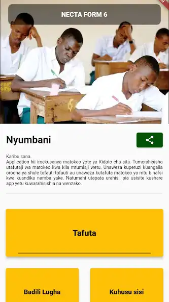 Play NECTA Matokeo Form 6 Mwaka Huu as an online game NECTA Matokeo Form 6 Mwaka Huu with UptoPlay