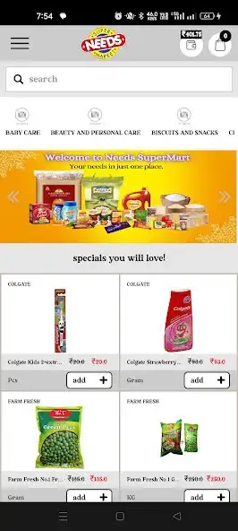 Play Needs Supermarket as an online game Needs Supermarket with UptoPlay