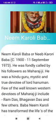 Play Neem Karoli Baba (Pro) as an online game Neem Karoli Baba (Pro) with UptoPlay