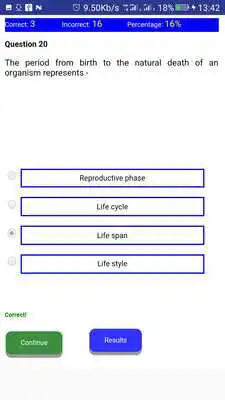 Play NEET BIOLOGY CH-23 QUIZ
