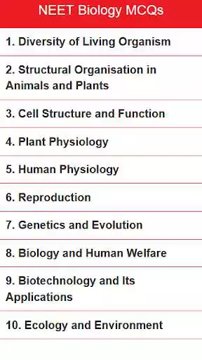 Play NEET Biology MCQs  and enjoy NEET Biology MCQs with UptoPlay