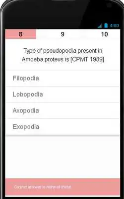 Play NEET-BIOLOGY-PROTESTA-QUIZ