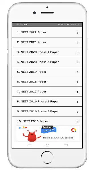 Play NEET PREVIOUS YEAR PAPER as an online game NEET PREVIOUS YEAR PAPER with UptoPlay
