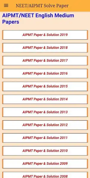 Play NEET: Previous Year Papers as an online game NEET: Previous Year Papers with UptoPlay