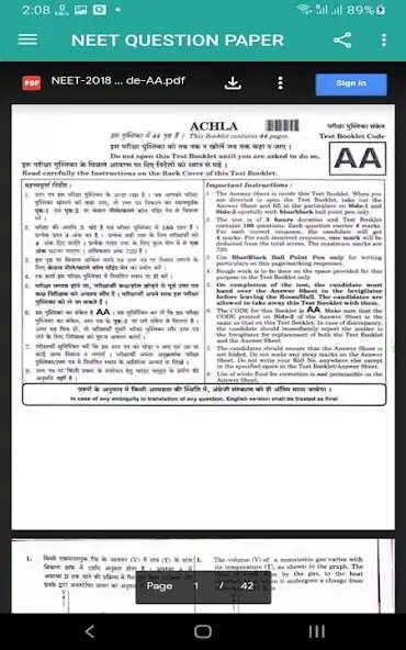 Play NEET PREVIOUS YEAR QUESTION PA as an online game NEET PREVIOUS YEAR QUESTION PA with UptoPlay