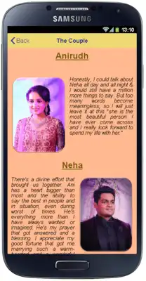 Play NehAnirudh - wedding app