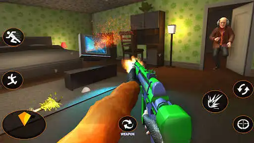 Play Neighbor Home Smasher as an online game Neighbor Home Smasher with UptoPlay