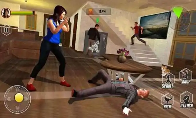 Play Neighbor Mom Fighter Game
