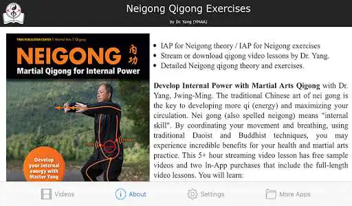Play Neigong Qigong Exercises (YMAA) as an online game online Neigong Qigong Exercises (YMAA) with UptoPlay com.ymaa.neigongqigongexercises Play Neigong Qigong Exercises (YMAA) as an online game Neigong Qigong Exercises (YMAA) with UptoPlay
