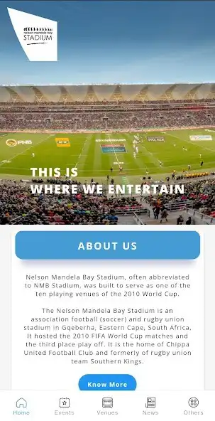 Play Nelson Mandela Bay Stadium App  and enjoy Nelson Mandela Bay Stadium App with UptoPlay