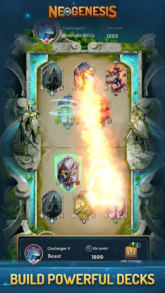 Play Neogenesis - Auto Combat TCG as an online game Neogenesis - Auto Combat TCG with UptoPlay