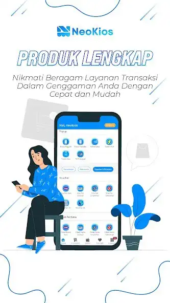 Play NeoKios: Pulsa, Data, PPOB  and enjoy NeoKios: Pulsa, Data, PPOB with UptoPlay