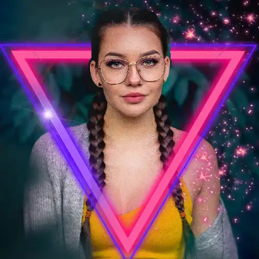 Play Neon art wings Photo effect APK