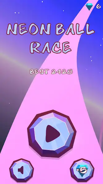 Play Neon Ball Race  and enjoy Neon Ball Race with UptoPlay
