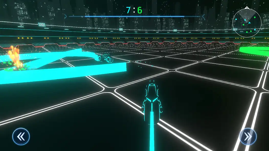 Play Neon Bike Battle as an online game Neon Bike Battle with UptoPlay