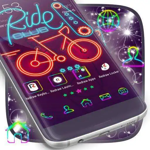 Free play online Neon Bike Launcher APK