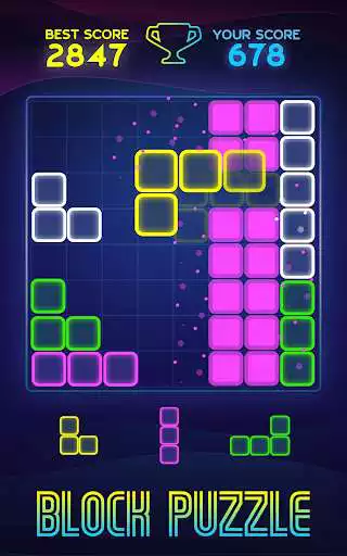 Play Neon Block Puzzle  and enjoy Neon Block Puzzle with UptoPlay