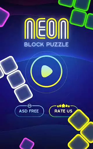 Play Neon Block Puzzle as an online game Neon Block Puzzle with UptoPlay