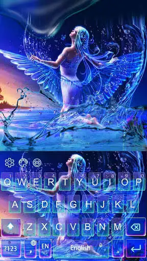 Play APK Neon Blue Angle Keyboard Theme  and enjoy Neon Blue Angle Keyboard Theme with UptoPlay keyboard.theme.k820006556