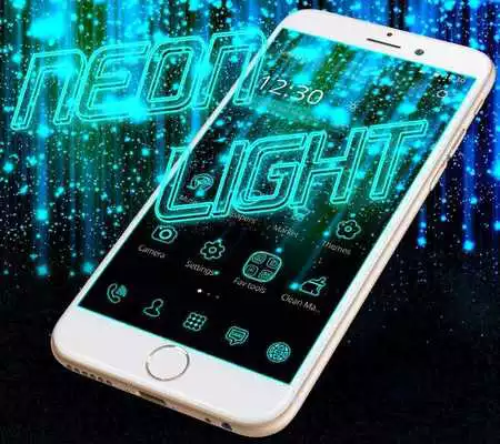 Play Neon Blue Theme neon galaxy