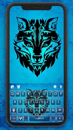Play Neon Blue Wolf Theme  and enjoy Neon Blue Wolf Theme with UptoPlay