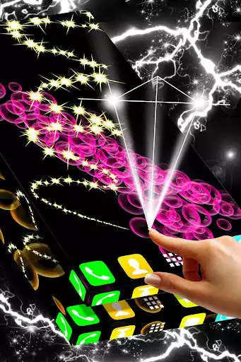 Play Neon Bubble Live Wallpaper as an online game Neon Bubble Live Wallpaper with UptoPlay