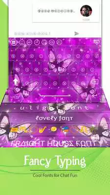 Play Neon Butterfly Keyboard