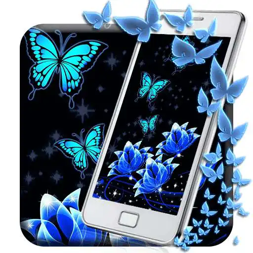 Free play online neon butterfly live wallpapers APK