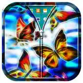 Free play online NeonButterfly ZipperLockScreen APK