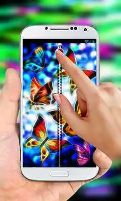 Play NeonButterfly ZipperLockScreen Play NeonButterfly ZipperLockScreen