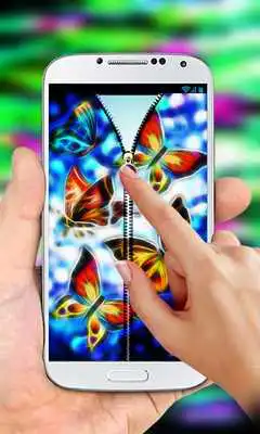 Play NeonButterfly ZipperLockScreen Play NeonButterfly ZipperLockScreen