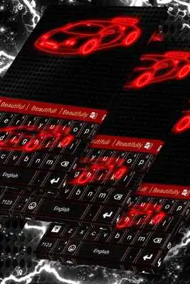 Play Neon Car Keyboard Theme