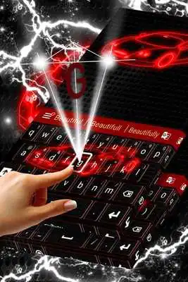 Play Neon Car Keyboard Theme