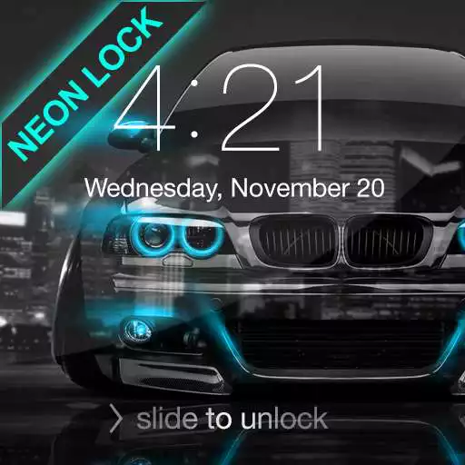 Free play online Neon Cars Lock Screen APK