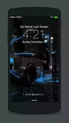 Play Neon Cars Lock Screen