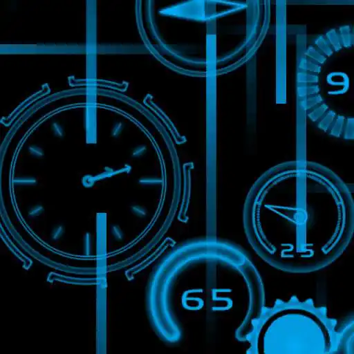 Play NeonClock legacy Livewallpaper APK