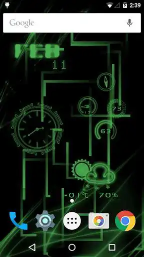 Play NeonClock legacy Livewallpaper as an online game NeonClock legacy Livewallpaper with UptoPlay