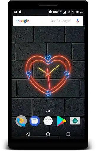 Play Neon Clock Live Wallpaper