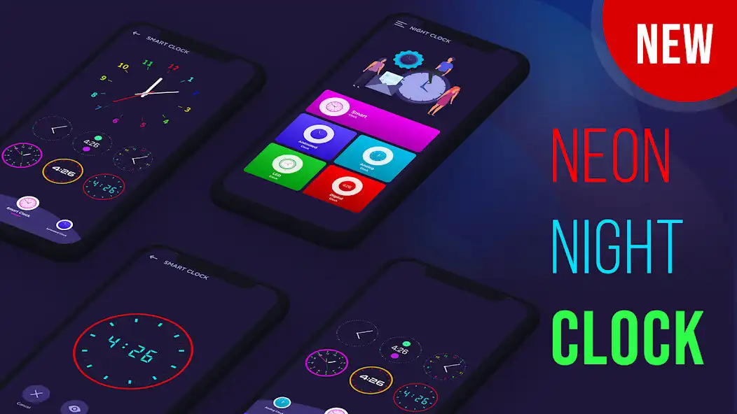 Play Neon clock: Neon Night Clock  and enjoy Neon clock: Neon Night Clock with UptoPlay