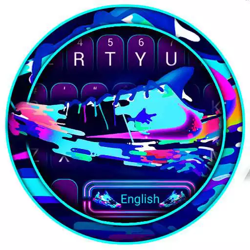 Free play online Neon Club Sneakers Keyboard Theme APK