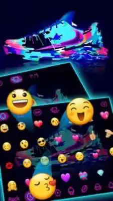 Play Neon Club Sneakers Keyboard Theme