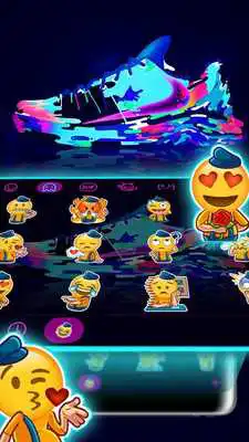 Play Neon Club Sneakers Keyboard Theme