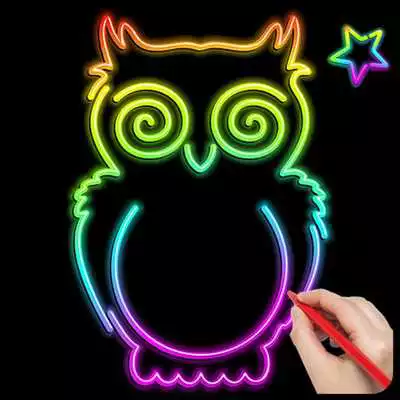 Play Neon Coloring  Drawing